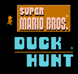 Super Mario Bros. + Duck Hunt (USA) Title Screen